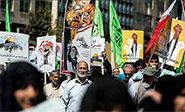 Millones de iran&iacute;es marchan en apoyo a la causa palestina