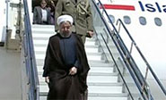 Ruhani y Castro llegan a Venezuela para participar en la XVII Cumbre del Mnoal