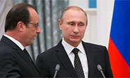 Presidente ruso anula visita a Par&iacute;s tras declaraciones de su hom&oacute;logo franc&eacute;s