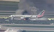 Una veintena de heridos al incendiarse avi&oacute;n en aeropuerto de Chicago