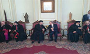 El presidente de L&iacute;bano visita al patriarca maronita en Bkerki