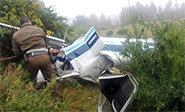 Mueren cuatro personas en un accidente a&eacute;reo en Chile
