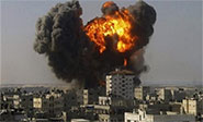Aviones sionistas bombardean la Franja de Gaza