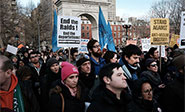 Manifestaci&oacute;n en Nueva York contra la deportaci&oacute;n de inmigrantes