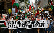 Protestas en Australia contra la visita de Netanyahu