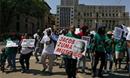Comienza en Sud&aacute;frica la segunda protesta en menos de una semana