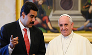 Maduro pide mediaci&oacute;n del Papa en Venezuela