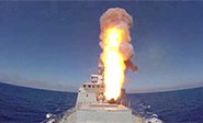 La Flota rusa lanza misiles Calibre contra terroristas en Siria