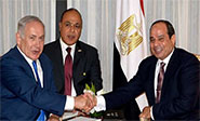 El primer encuentro p&uacute;blico y reconocido entre Al Sisi y Netanyahu