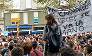 Paro c&iacute;vico en protesta contra la actuaci&oacute;n policial durante el refer&eacute;ndum