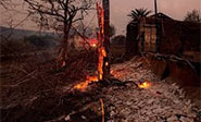 Estado de emergencia en los ocho condados de California da&ntilde;ados por los incendios
