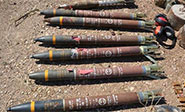 Ej&eacute;rcito sirio halla armas de fabricaci&oacute;n israel&iacute; en zonas recientemente liberadas
