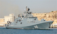 La fragata rusa Admiral Grigor&oacute;vich se dirige al Mediterr&aacute;neo