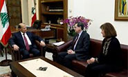 Presidente liban&eacute;s reitera ante enviado estadounidense oposici&oacute;n a muro israel&iacute;