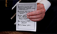 Las misteriosas notas de Trump