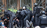 Doce detenidos en Barcelona durante una protesta de grupos independentistas
