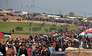Decenas de miles de palestinos participan en Gaza en la Marcha del Retorno