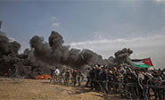 Un total de 44 el n&uacute;mero de m&aacute;rtires palestinos en las protestas de Gaza