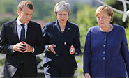 May, Merkel y Macron llaman a cumplir el acuerdo nuclear con Ir&aacute;n