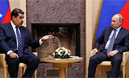 Putin aborda con Maduro la cooperaci&oacute;n estrat&eacute;gica entre ambos pa&iacute;ses