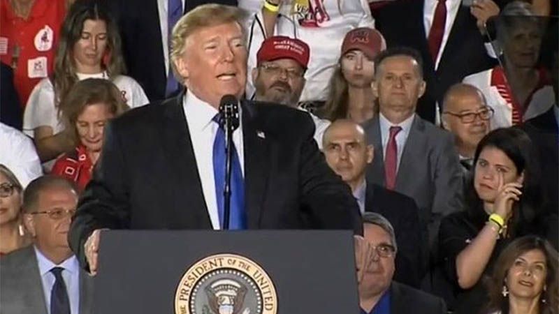Donald Trump reconoce que pretende acabar con el socialismo en el mundo