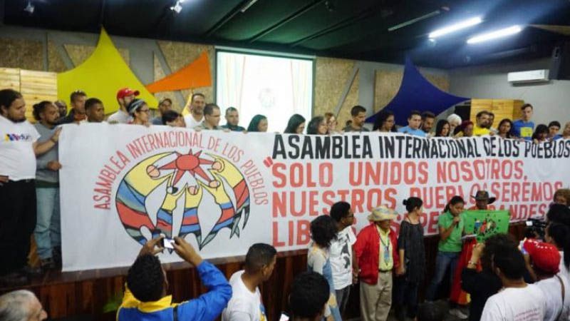 Asamblea Internacional de los Pueblos exige levantamiento de bloqueo contra Venezuela