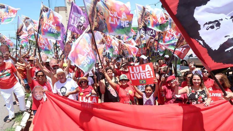 Miles de brasile&ntilde;os piden liberaci&oacute;n inmediata de Lula da Silva