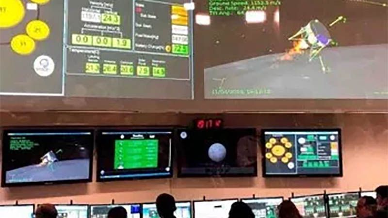 La &ldquo;Bresheet&rdquo; israel&iacute; se estrella minutos antes de aterrizar en la superficie lunar