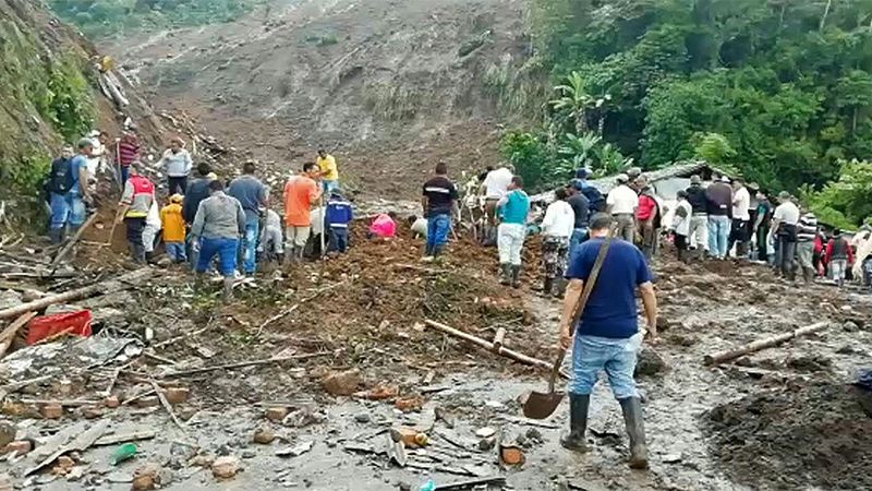 Colombia: M&aacute;s de 30 muertos por alud de tierra en Cauca