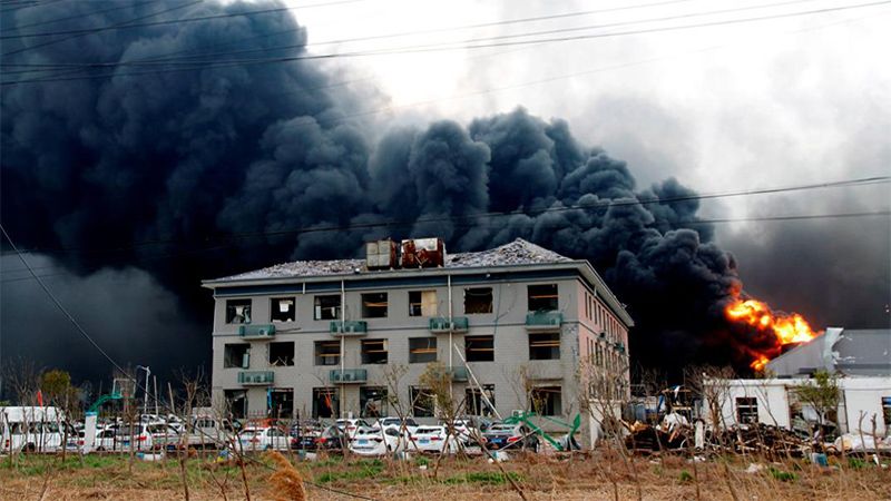 Mueren dos personas por una explosi&oacute;n de gas en una f&aacute;brica en China