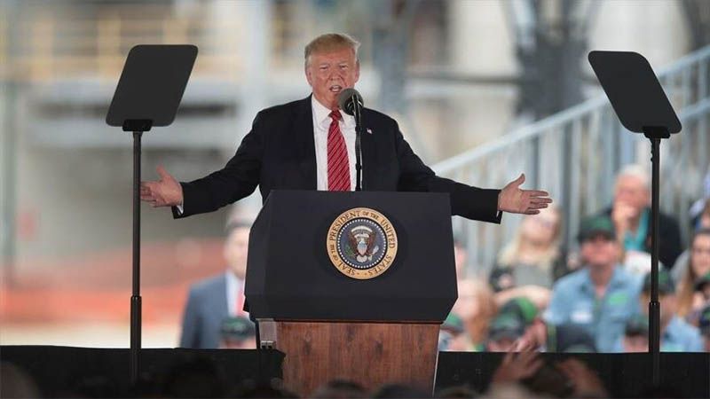 Trump alardea de que sus sanciones perjudican al pueblo iran&iacute;