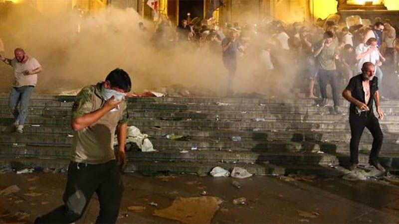Aumenta el n&uacute;mero de heridos por las protestas en Georgia