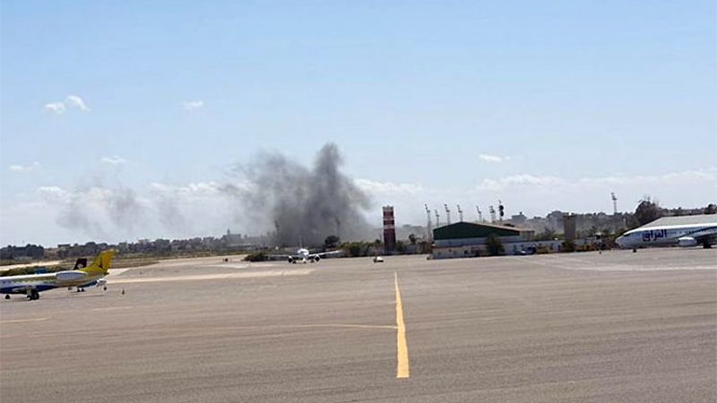 Libia suspende operaciones en el aeropuerto de Mitiga por un nuevo ataque contra instalaciones
