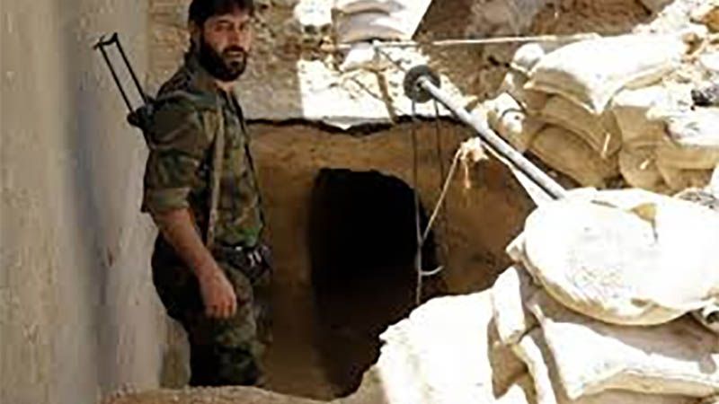 Los terroristas de Idlib cavan t&uacute;neles usando tuneladoras de Estados Unidos