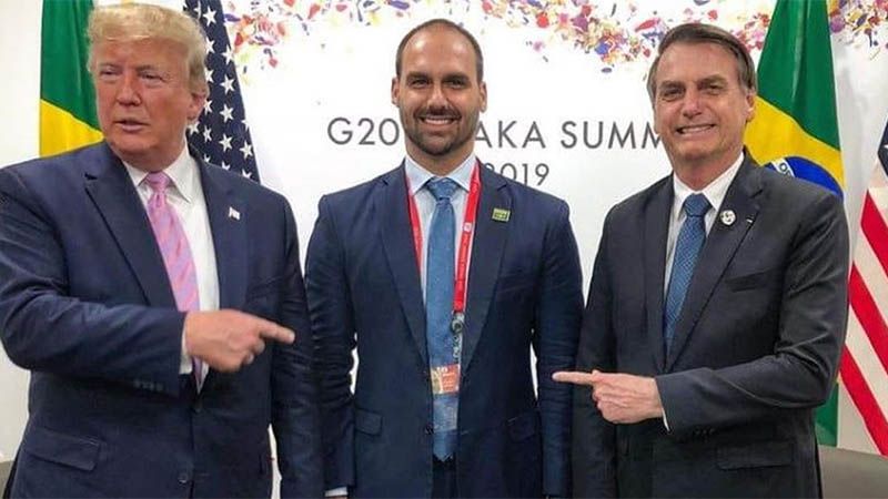 Washington acepta nombramiento de hijo de Bolsonaro como embajador de Brasil