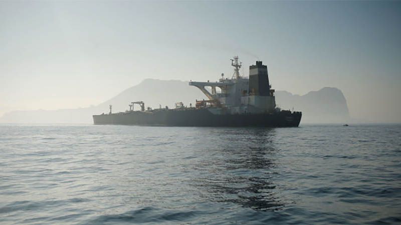 EEUU emite orden para detener el petrolero iran&iacute; liberado por Gibraltar