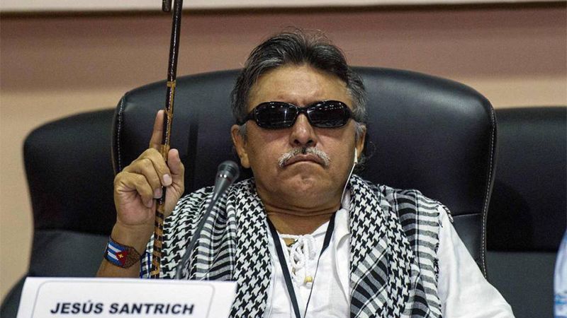 Interpol emite una circular roja para detener al exl&iacute;der de las FARC &lsquo;Jes&uacute;s Santrich&rsquo;