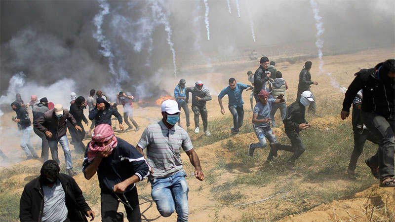 Al menos 75 palestinos heridos en la &uacute;ltima jornada de protestas en Gaza