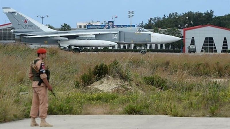 La defensa a&eacute;rea repele un ataque terrorista contra la base rusa de Hmeimim en Siria