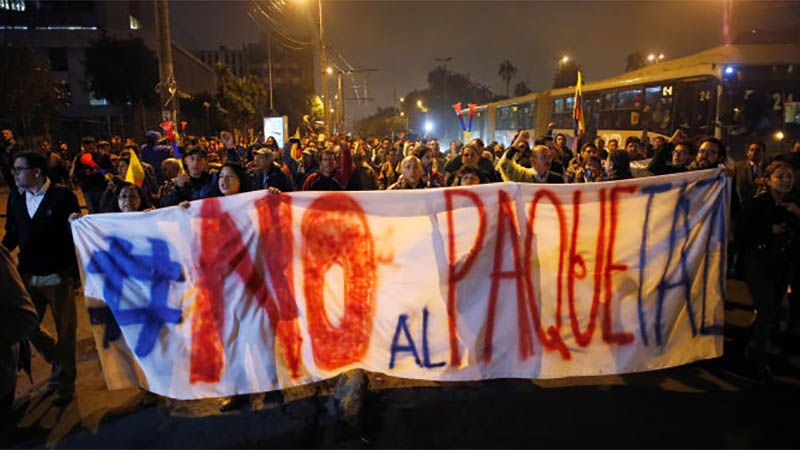 El presidente de Ecuador reitera que su antecesor est&aacute; detr&aacute;s del &ldquo;plan desestabilizador&rdquo;