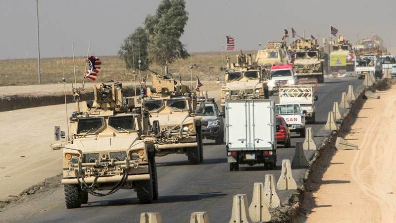 Un convoy de tropas estadounidenses regresa a Siria desde Iraq