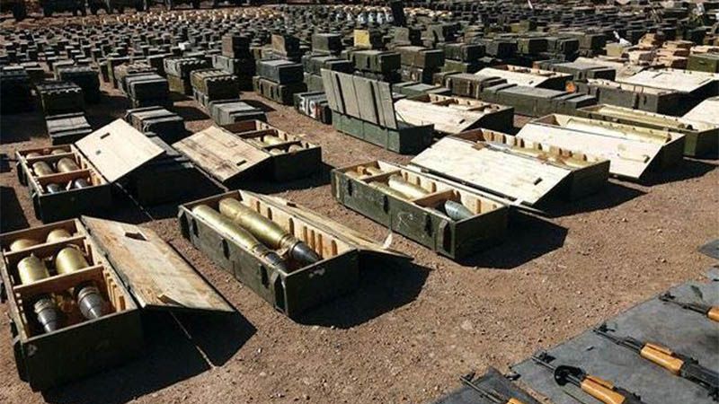 Incautan armas de fabricaci&oacute;n israel&iacute; y estadounidense a terroristas en Siria