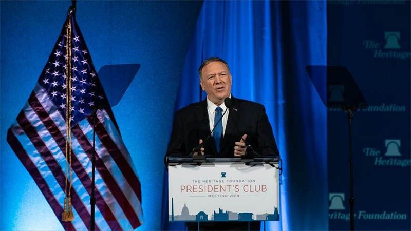 Pompeo dice que el sistema chino amenaza la seguridad nacional de EEUU