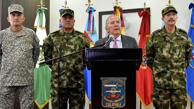 Dimite el ministro de Defensa de Colombia tras el esc&aacute;ndalo por la masacre de ocho menores