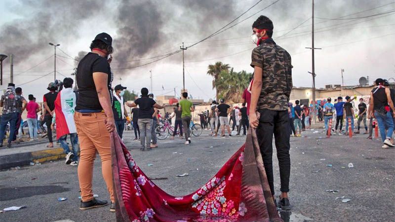 Las sangrientas protestas en Iraq entran en su tercera semana