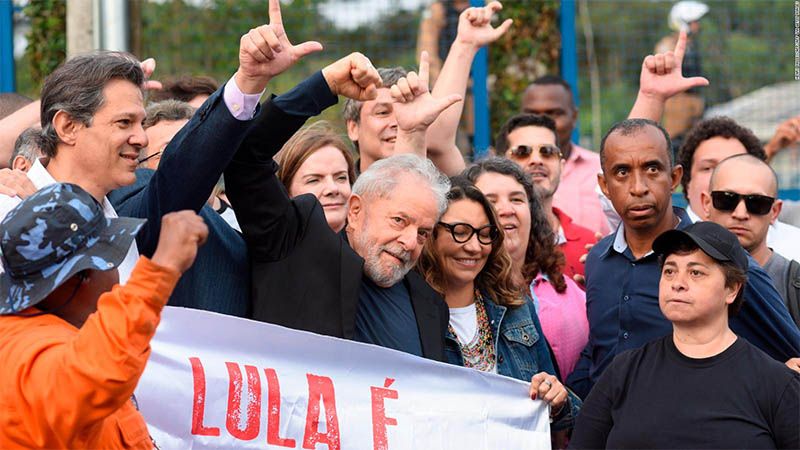 Lula da Silva libre, el pueblo triunfa