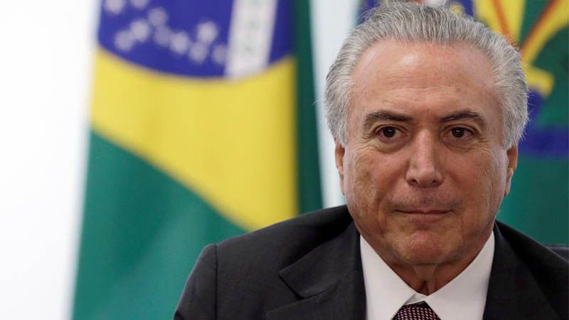 Temer revela que Trump consult&oacute; con presidentes una posible intervenci&oacute;n en Venezuela