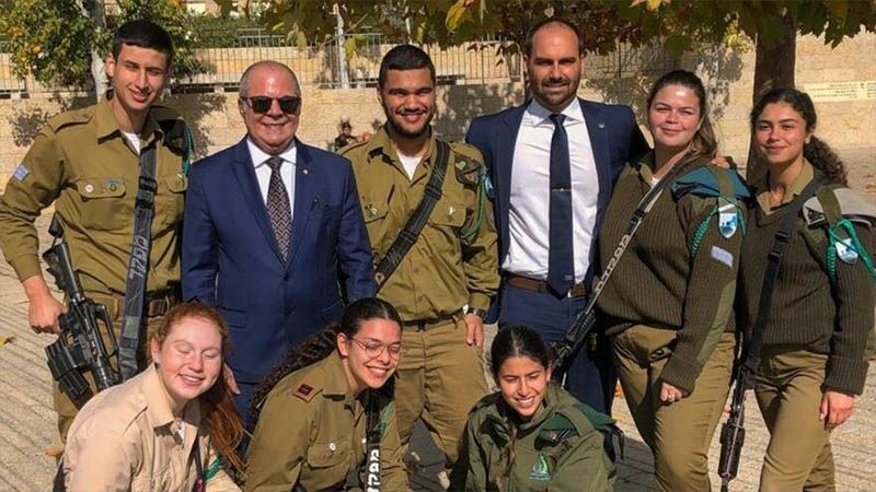 Visita de hijo de Bolsonaro a un asentamiento israel&iacute; irrita a Palestina