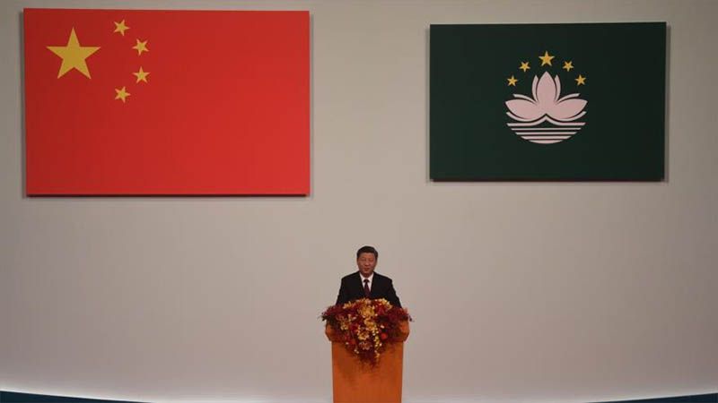 L&iacute;der chino no permite injerencia for&aacute;nea en asuntos de Hong Kong y Macao