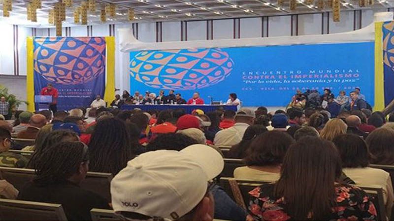 Encuentro Antiimperialista aprueba resoluci&oacute;n contra pol&iacute;tica neocolonial de EEUU